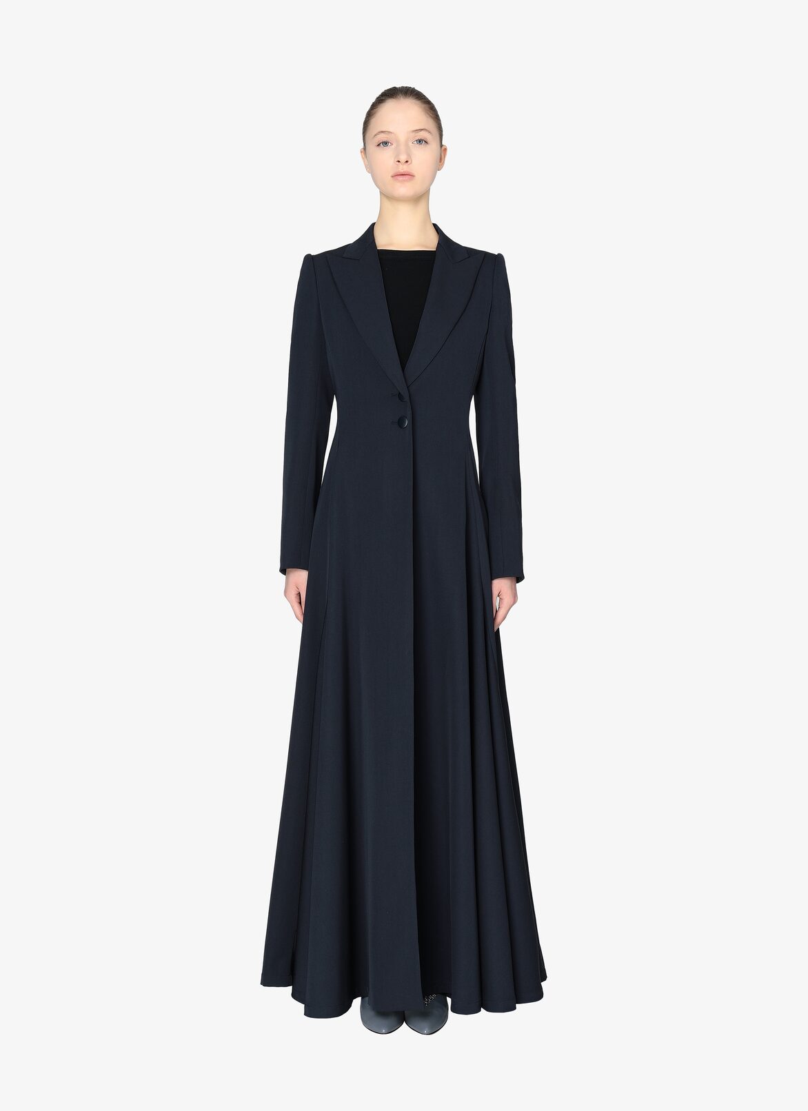 Long Tailored Coat ALAÏA NIGHT BLUE LONG TAILORED COAT